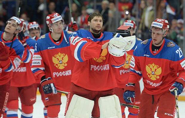 Россияне спели гимн на церемонии награждения на чемпионате мира по хоккею (ВИДЕО)