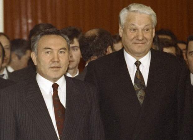 Назарбаев и Ельцин Назарбаев и Ельцин