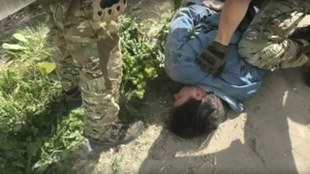 Задержание жителя Барнаула / Кадр из видео