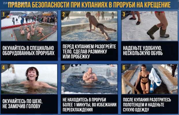 Как купаться в проруби на Крещение