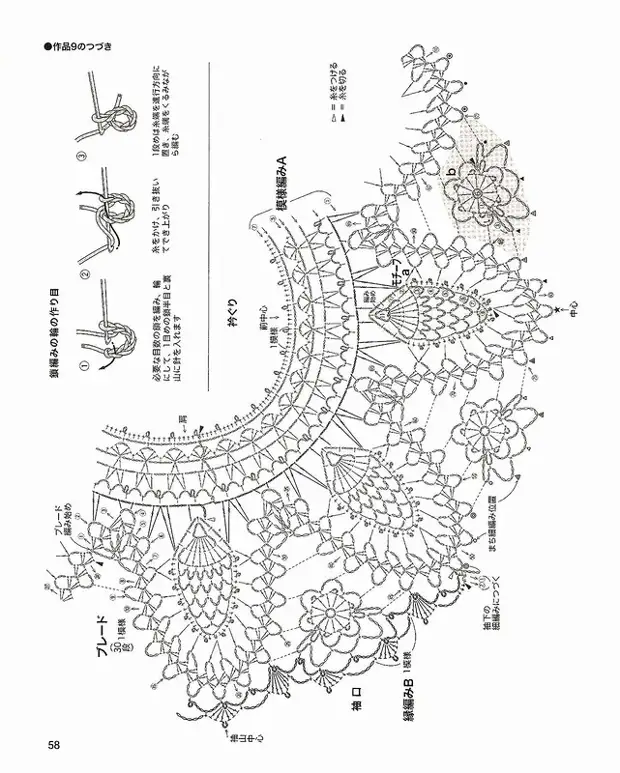 Вязание японские схемы