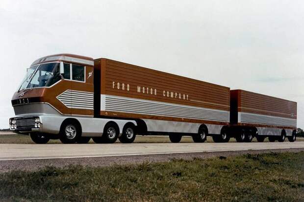 Ford Turbine Truck 1964 - Грузовик размером с дом ford, авто, автоистория, грузовик, концепт, концепт-кар, разработки, ретро авто
