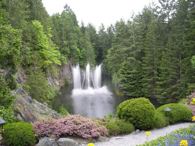 Сады Бутчартов (Butchart Gardens), остров Ванкувер, Канада