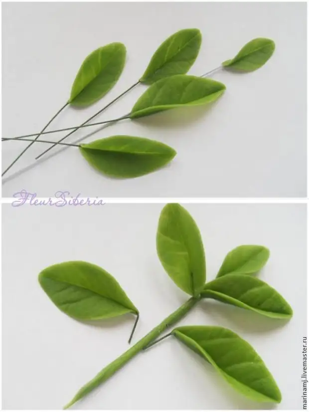 Черника из полимерной глины