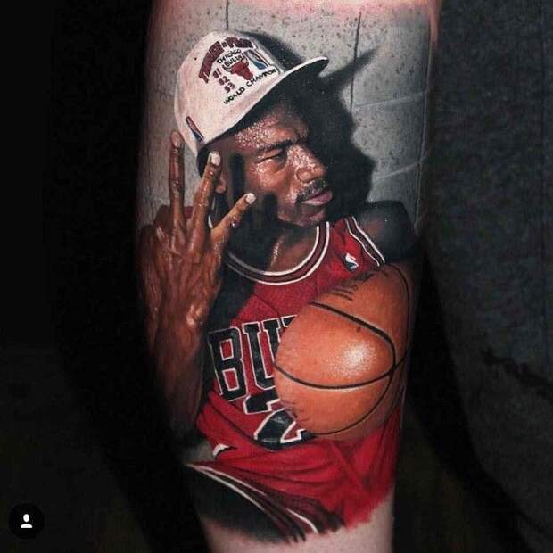 Tattoo artist Steve Butcher photorealistic color realism tattoo, portrait | Тату-мастер Steve Butcher фотореалистичные цветные татуировки , портретный реализм