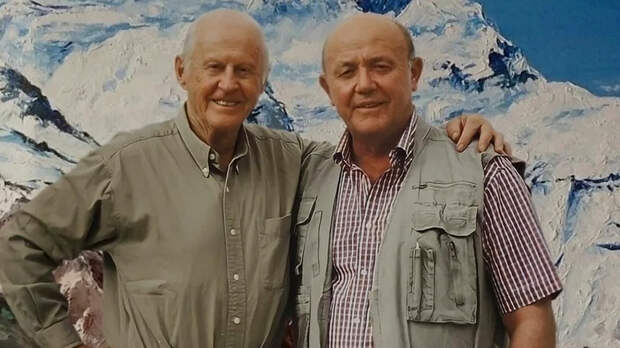 Юрий Сенкевич и Тур Хейердал