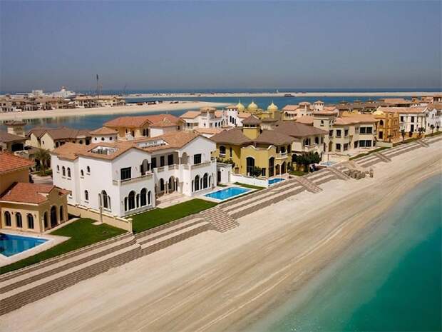 The Palm Jumeirah остров пальма Дубай фото