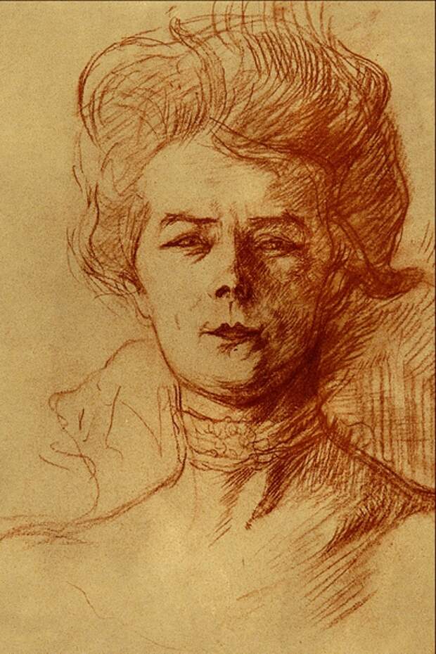 Тулуз-Лотрек.  Портрет Жанны Авриль.