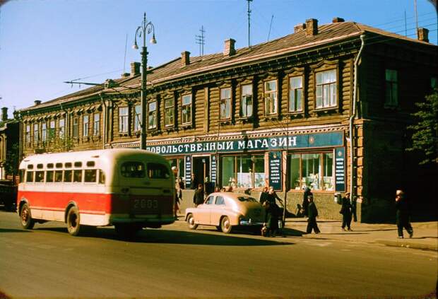 Москва, 1956 год фото, москва, Машина  времени, позитив