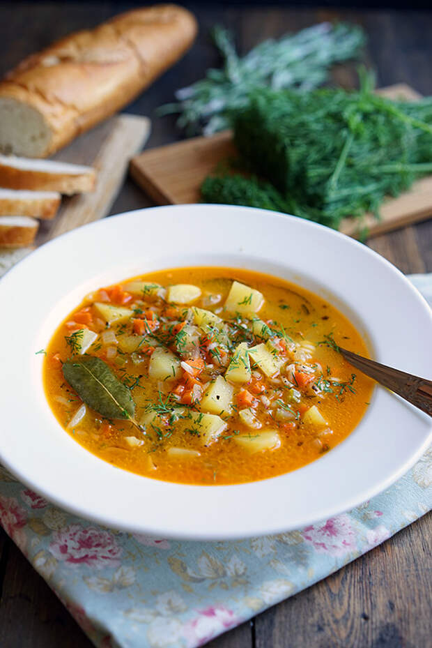 Как приготовить лёгкий французский суп из овощей, пошаговый рецепт с фото, блог и интернет-магазин с доставкой по России andychef.ru