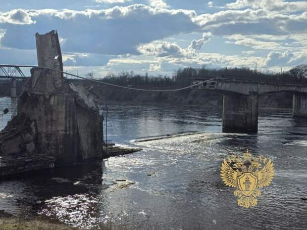 В Волхове частично обрушился старый мост