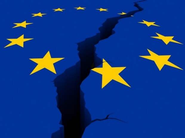 Иллюстрация на тему "кризис Евросоюза"