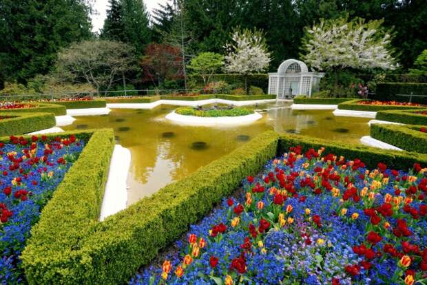 Сады Бутчартов (Butchart Gardens), остров Ванкувер, Канада