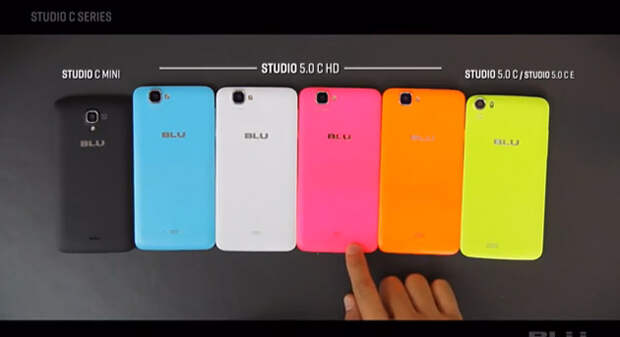 blu 5 phones BLU Products представила новую серию недорогих смартфонов Studio C