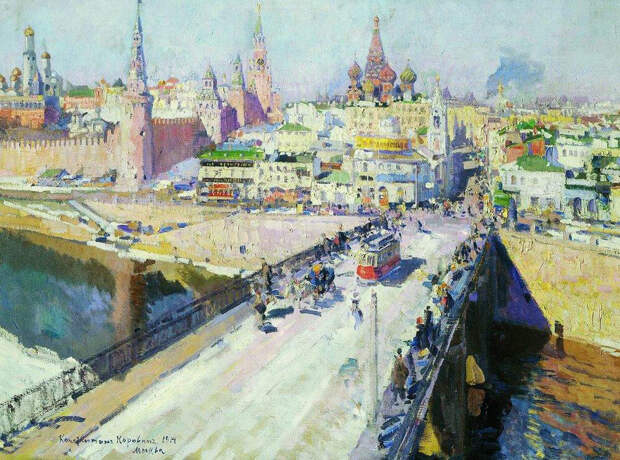 Москва на картинах русских художников