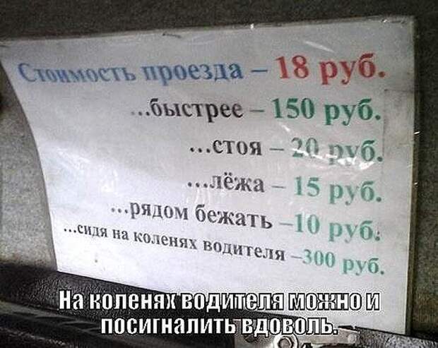 Веселые “маршрутки” маршрутка, юмор