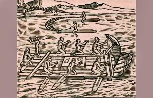 На чём плавали индейцы доколумбовой Америки?