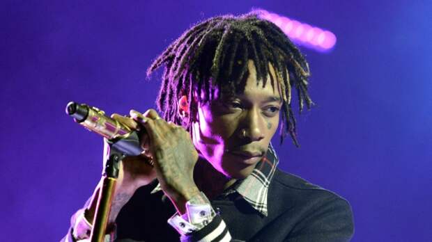 Wiz Khalifa performs at the Shoreline Amphitheatre, where a man was fatally shot backstage on Friday night 