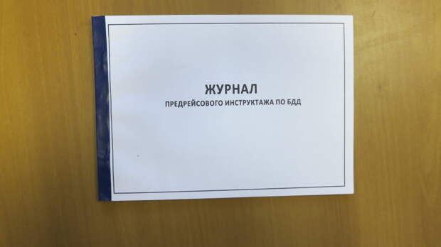 Журнал инструктажей по бдд, образец