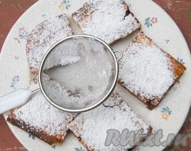 Запеканка с черникой