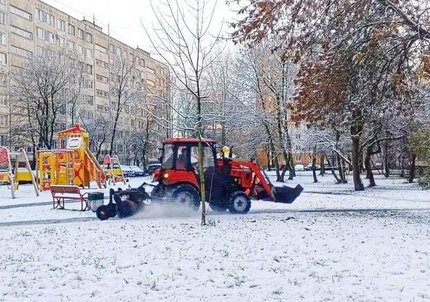 На треть увеличилось число дворников в Петербурге