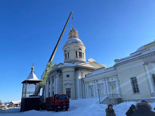 В Епифани восстанавливают Свято-Никольский храм: он пострадал после атаки БПЛА