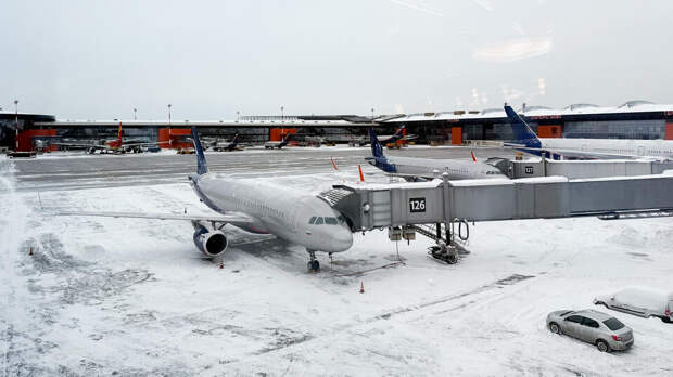 Шереметьево временно закрыли на прилет из-за непогоды