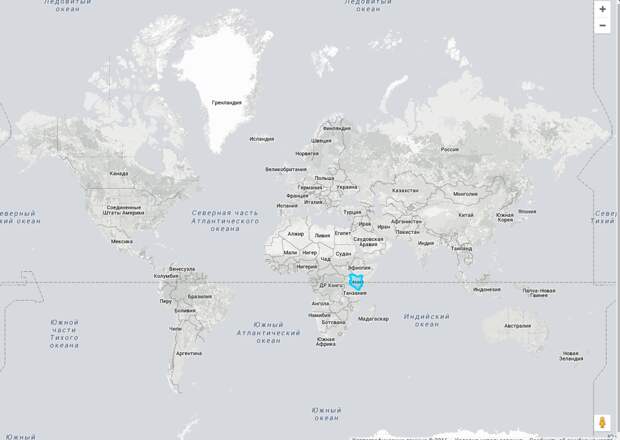 Вот здесь располагается Кения Размеры, картография, карты, проекция, страны