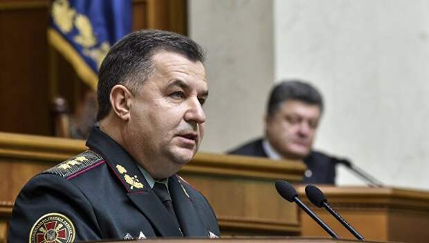 Министр обороны Украины Степан Полторак. Архивное фото.