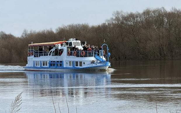 Состоялся первый рейс теплохода Рязань – Заокское