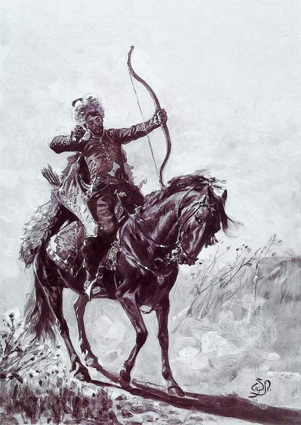 Крымско-татарский конный лучник