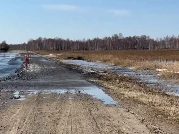 Из-за паводка в Новосибирской области закрыты несколько дорог