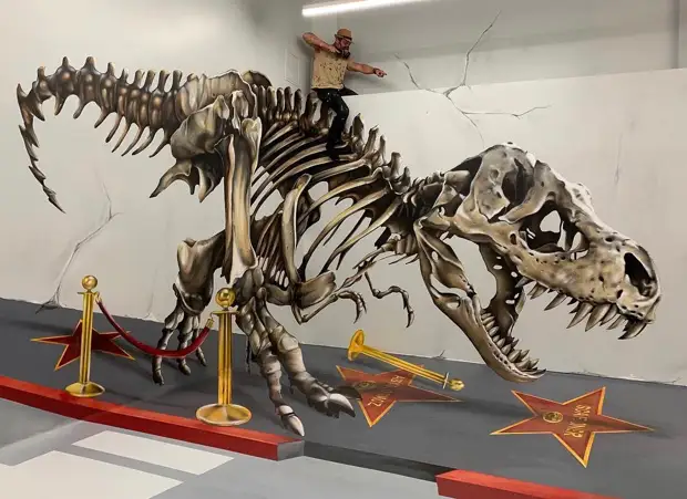 Французский художник превращает обшарпанные углы в невероятно реалистичные объекты