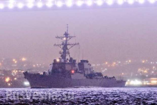 В Черное море вошел эсминец ВМС США, наносивший ракетные удары по Сирии (+ФОТО) | Русская весна