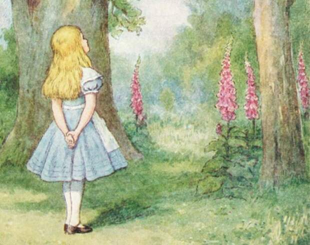 5. «Алиса в Стране чудес» дети, сказки