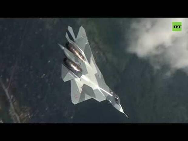 Появилось видео «плоского штопора» в исполнении Су-57