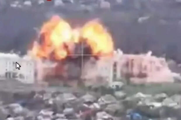 Взрыв 3-тонной бомбы уничтожил пункт дислокации ВСУ в Красном Лимане