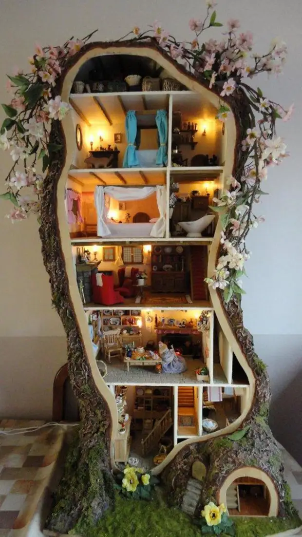 Чудо-дерево Maddie Brindley: настоящий жилой дом для мышки, фото № 2