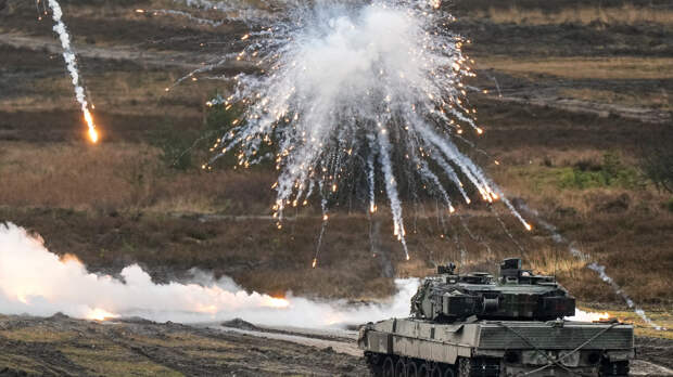 Силы ВС РФ уничтожили еще один немецкий Leopard — видео