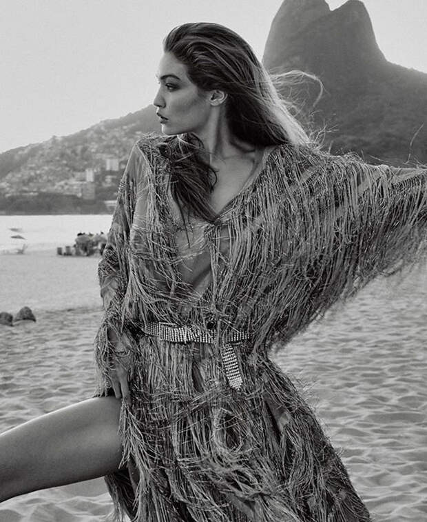 All Eyes on / Gigi Hadid by Chris Colls / US Elle march 2019