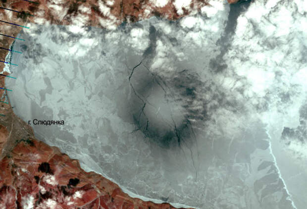 Загадочные круги на льду озера Байкал: ученые выяснили, как они образуются