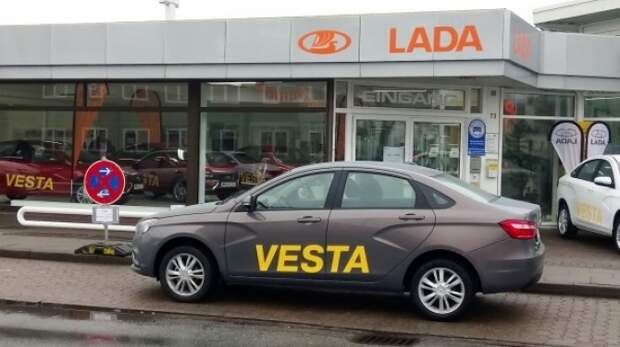 LADA Vesta пользуется хорошим спросом в Европе