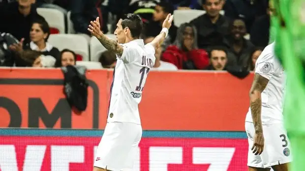 Дубль Ди Марии помог ПСЖ обыграть «Ниццу» в матче Лиги 1