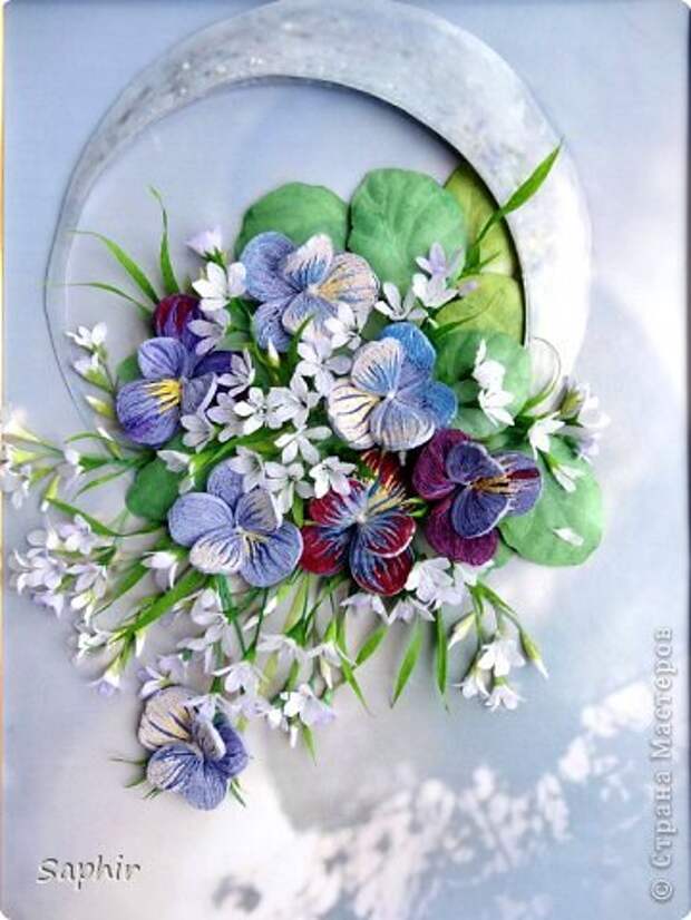 Мастер-класс Бумагопластика Маленькие цветочки из бумаги Кристал  Бумага гофрированная фото 14