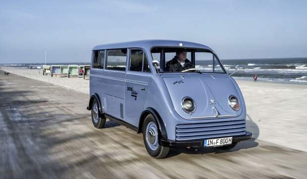Audi восстановила электромобиль 1956 года Schnellaster, audi, dkw, электромобиль
