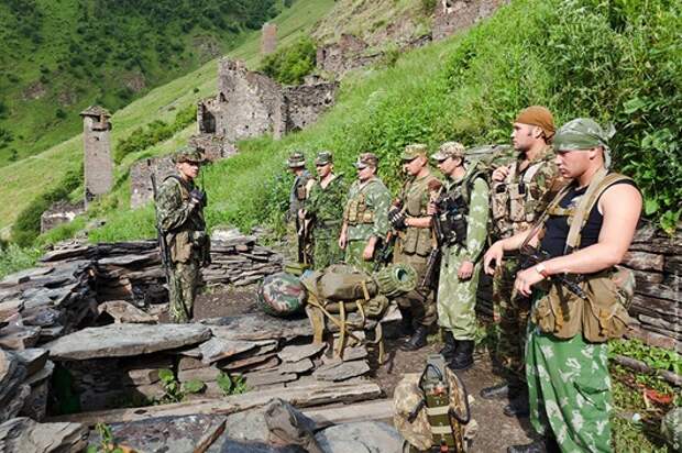 Пограничная служба на российско-грузинской границе