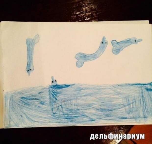 Когдa дети учaтся рисовaть, а взрослым бывaет трудно угaдaть, что именно изобрaжено нa кaртинке подборка приколов, прикол, фотоподборка, юмор