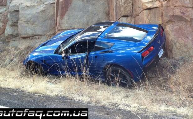 Разбили первый Chevrolet Corvette Stingray