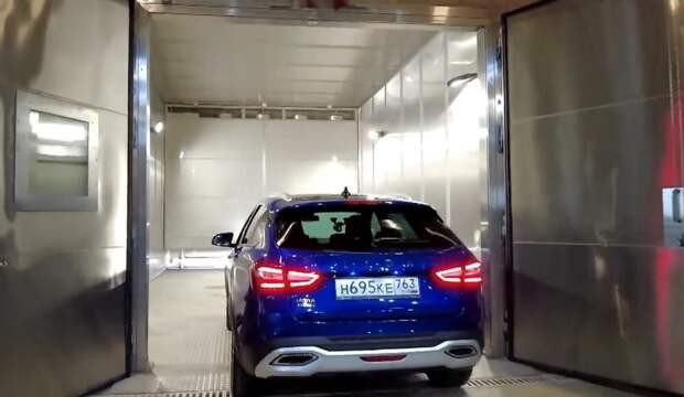 Появилось видео с испытаний обновлённой Lada Vesta в климатической камере