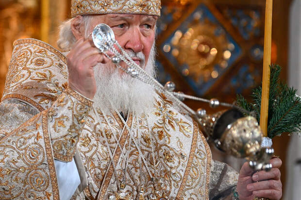 Патриарх Кирилл прочел проповедь в Троице-Сергиевой лавре